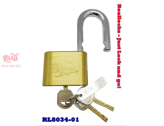 RL8034-01 KHÓA TREO ĐỒNG REAL 60MM CAO CẤP 
